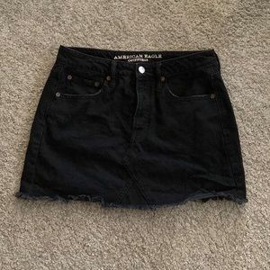 American Eagle denim mini skirt